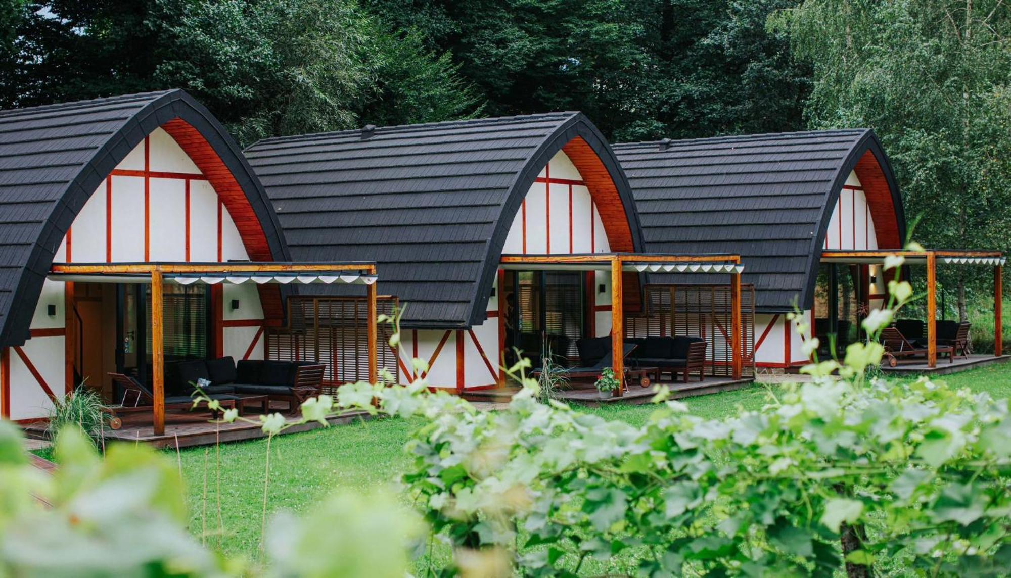 Sen I Wino, Domki Na Winnicy Ze Strefa Spa Żywiec Esterno foto